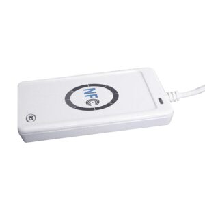 RFID Card Reader, UHF USB Desktop Reader Writer 902～928MHz Frequency, 50cm  Contactless Proximity Sensor Built-in Buzzer, Compatible with ISO18000-6C